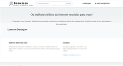Desktop Screenshot of bomvalor.com